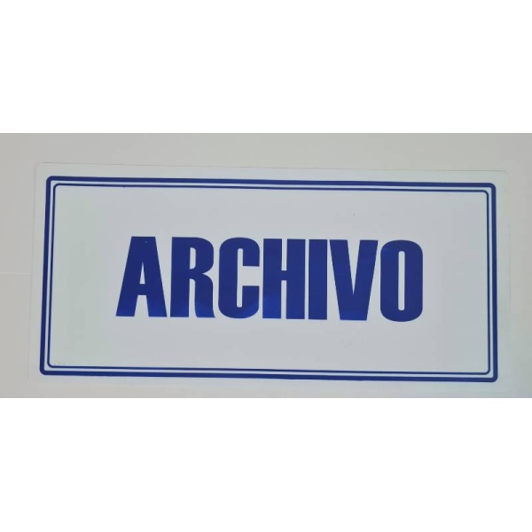 SEÑALIZACIÓN ARCHIVO Código SEÑ 0003 SYSMA